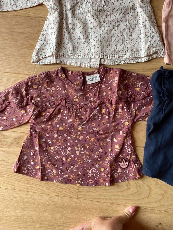 Lot 3 mois hauts blouses fille - photo numéro 3
