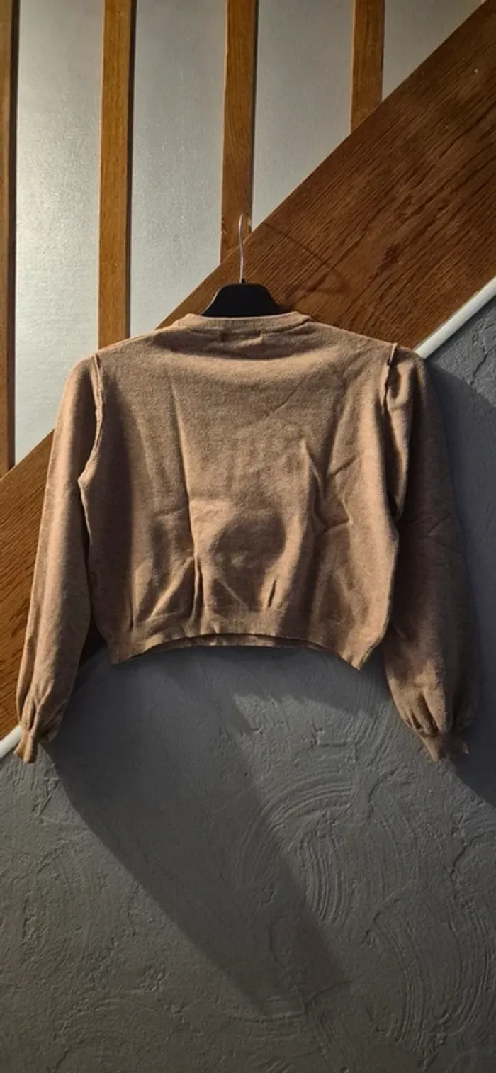 Pull brun - photo numéro 3