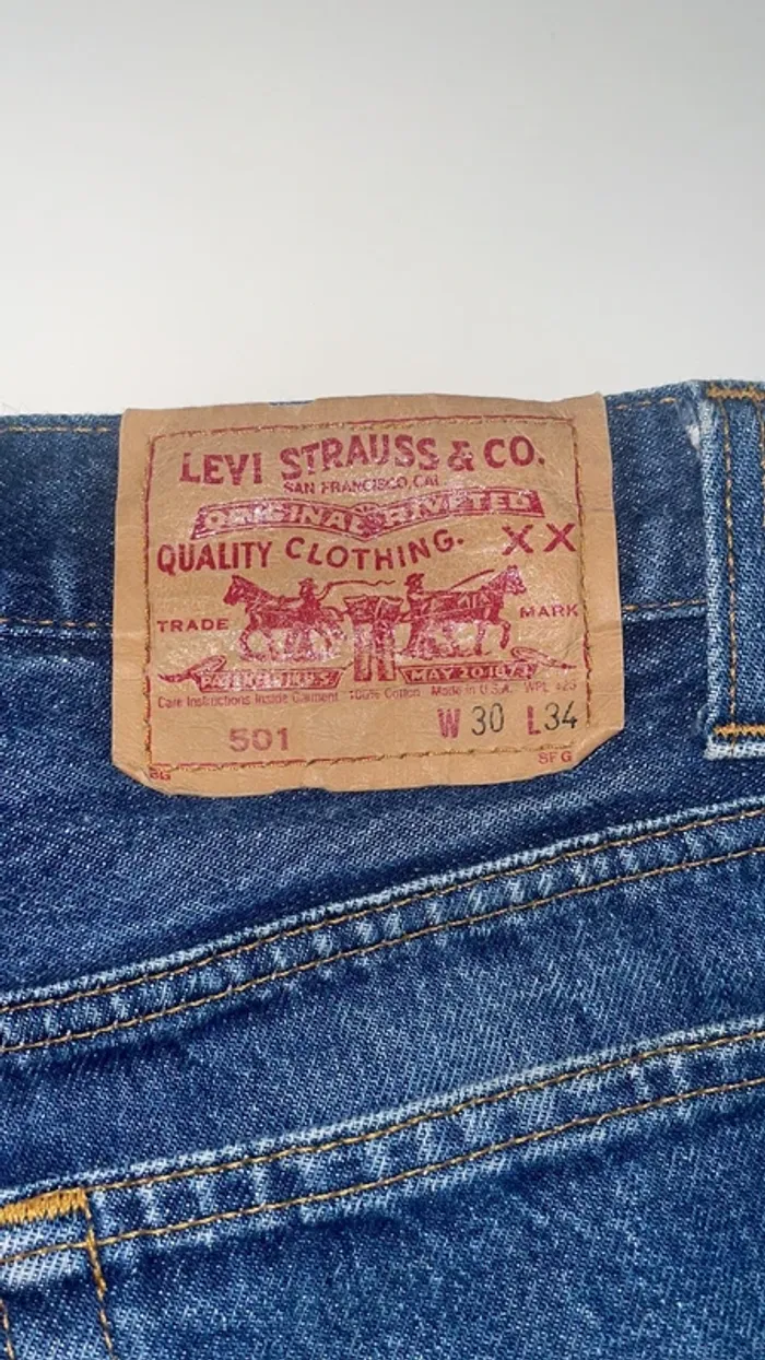 Jeans Lévis 501 vintage - photo numéro 3