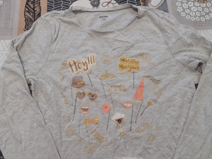 T shirt manches longues 12 ans - photo numéro 2