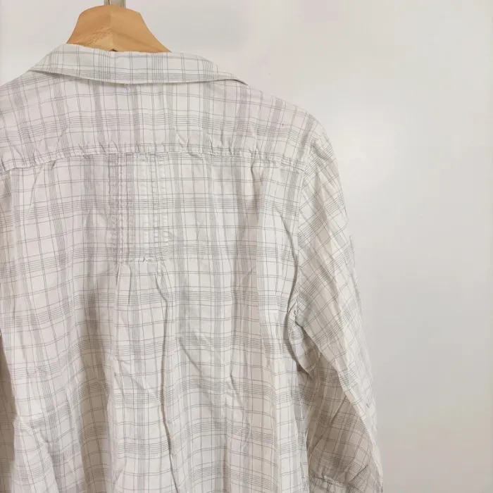 Pyjama 2 pièces Miss Helen à carreaux beige 100 % coton – taille 42-44, coupe loose A1062 - photo numéro 12