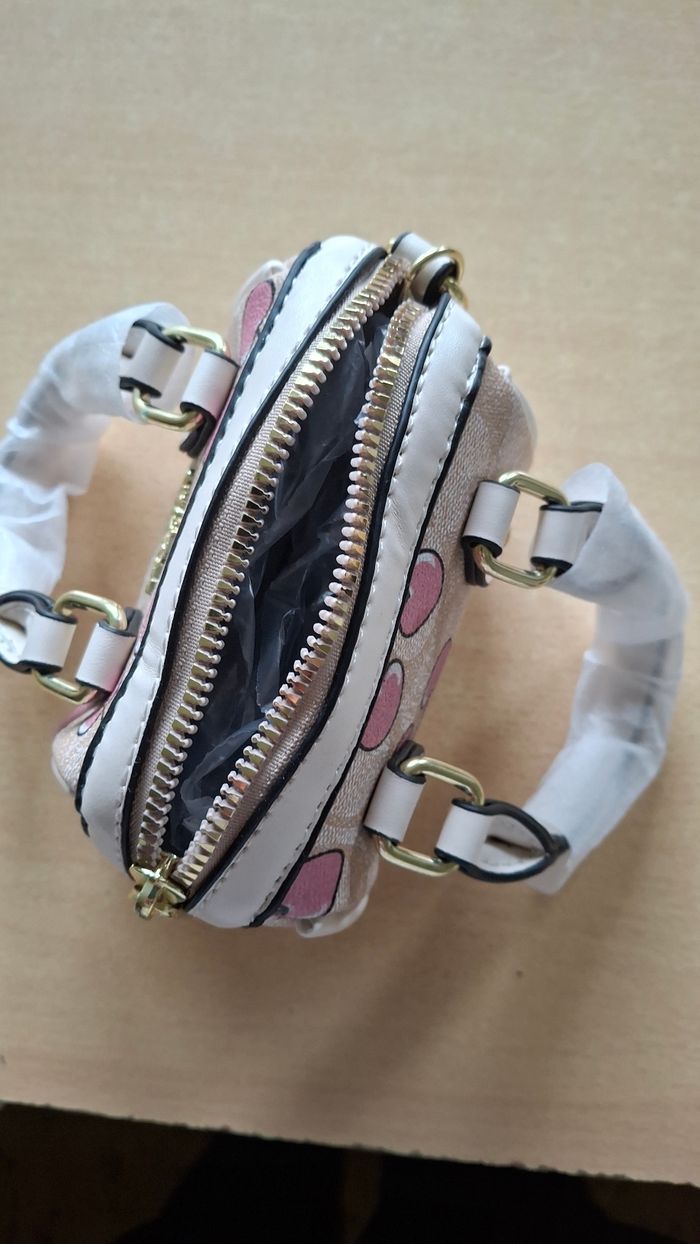 Mini sac à main Coach cerise - photo numéro 4