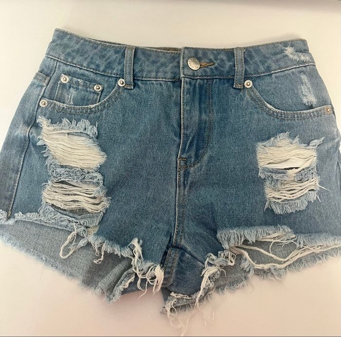Short en jean destroy Jennyfer - photo numéro 1