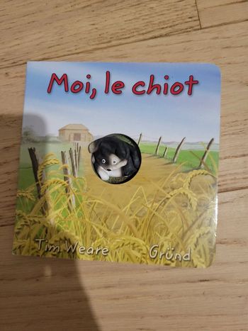 Livre marionnette chien