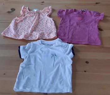 Lot de 3 t-shirts 12 mois