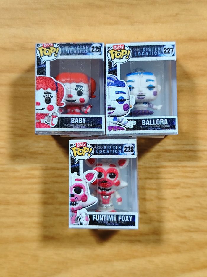 MÉGA LOT EXCLUSIF 11 Figurines Bitty Pop! Five Nights At Freddy's (FNAF & Sister Location) - photo numéro 10