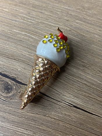 Broche cornet de glace