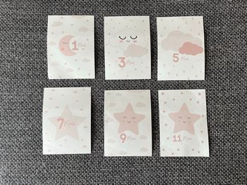 Cartes mois anniversaire