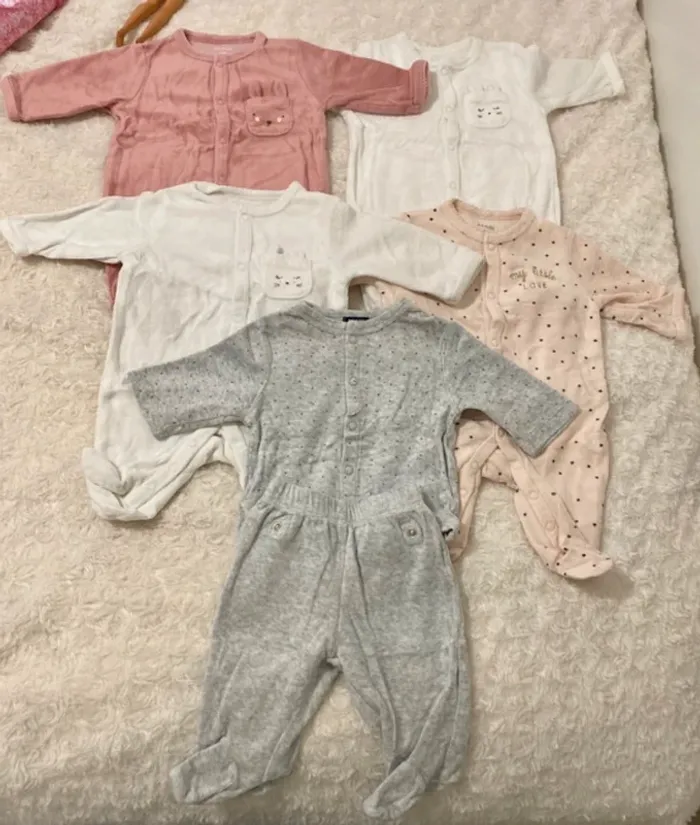 Lot de 5 pyjamas