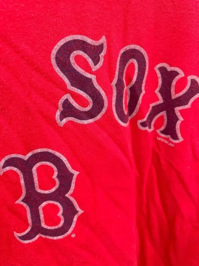 T-shirt red MLB Boston Red Sox Genuine Merchandise Mens L - photo numéro 5