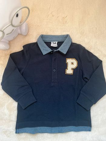 Polo neuf marine Tape à l'œil (TAO) - 3 ans