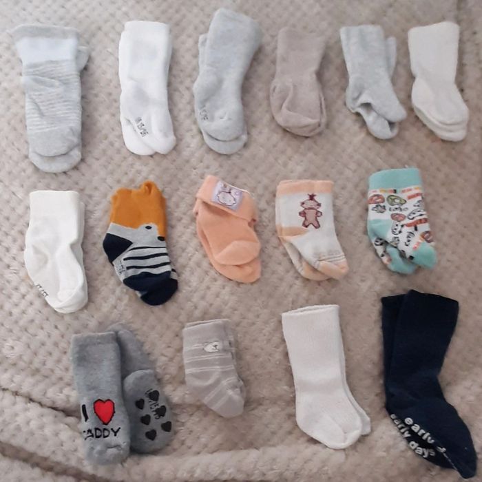 Lot 15 paires de chaussettes petite taille