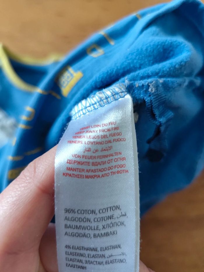 Pijama 2 pièces taille 24mois DPAM - photo numéro 8