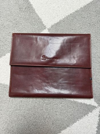 Pochette en cuir vintage