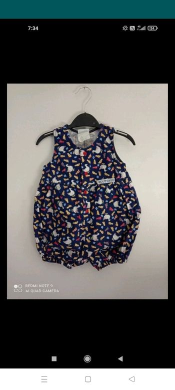 Barboteuse bout'chou en 6 mois