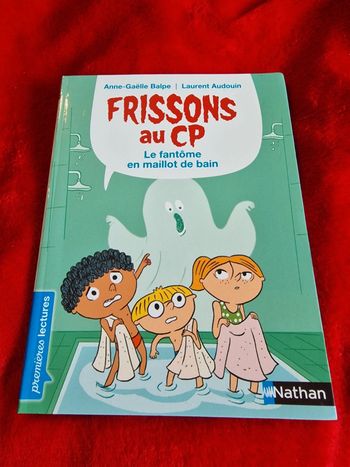 Livre frissons au CP le fantôme en maillot de bain