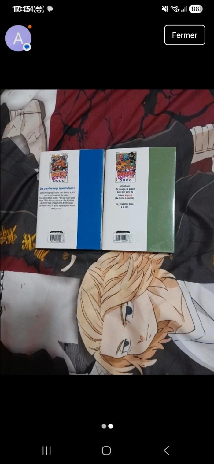 Lots Naruto Tome 1 et 2 - photo numéro 2