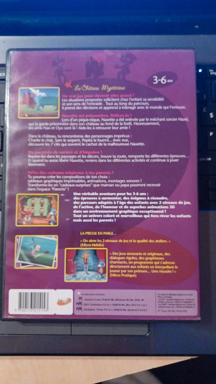 Jeu PC Le château mystérieux - photo numéro 2