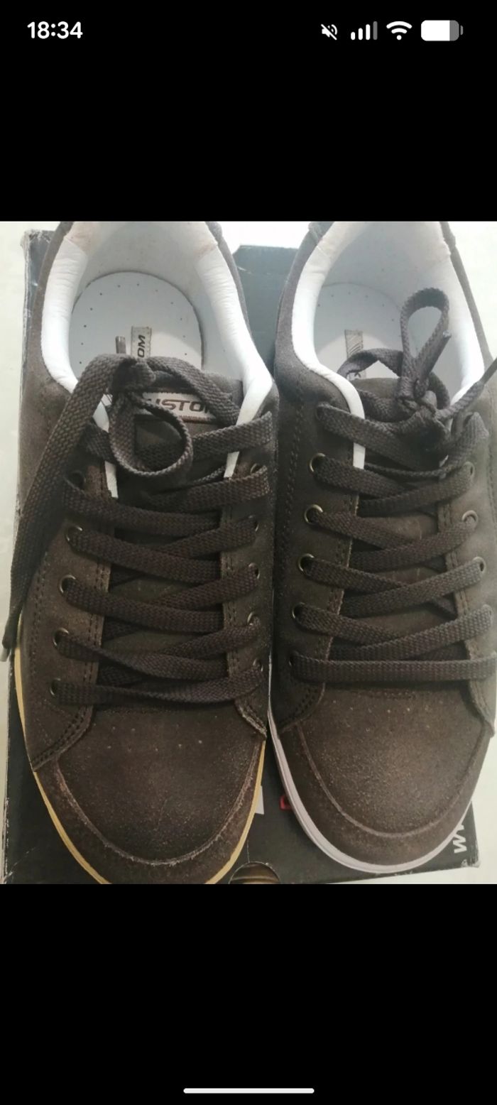 Chaussures vintages Astom Marrons.Taille 44,5 - photo numéro 3