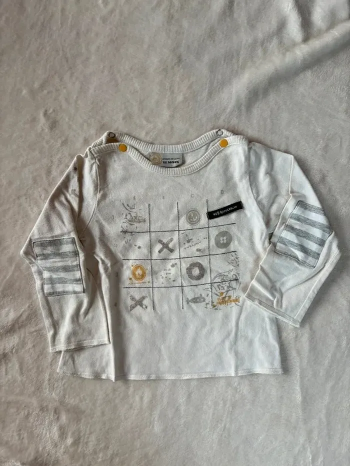 T-shirt à manches longues garçon - photo numéro 2