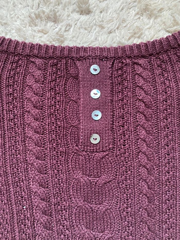 Pull bordeaux Pimkie - photo numéro 5
