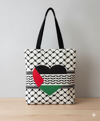 Tote bag Palestine style keffiyeh 