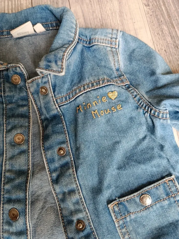 Veste en jean disney - photo numéro 3