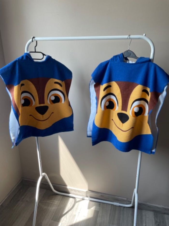 Lot de 2 serviettes pancho pat patrouille