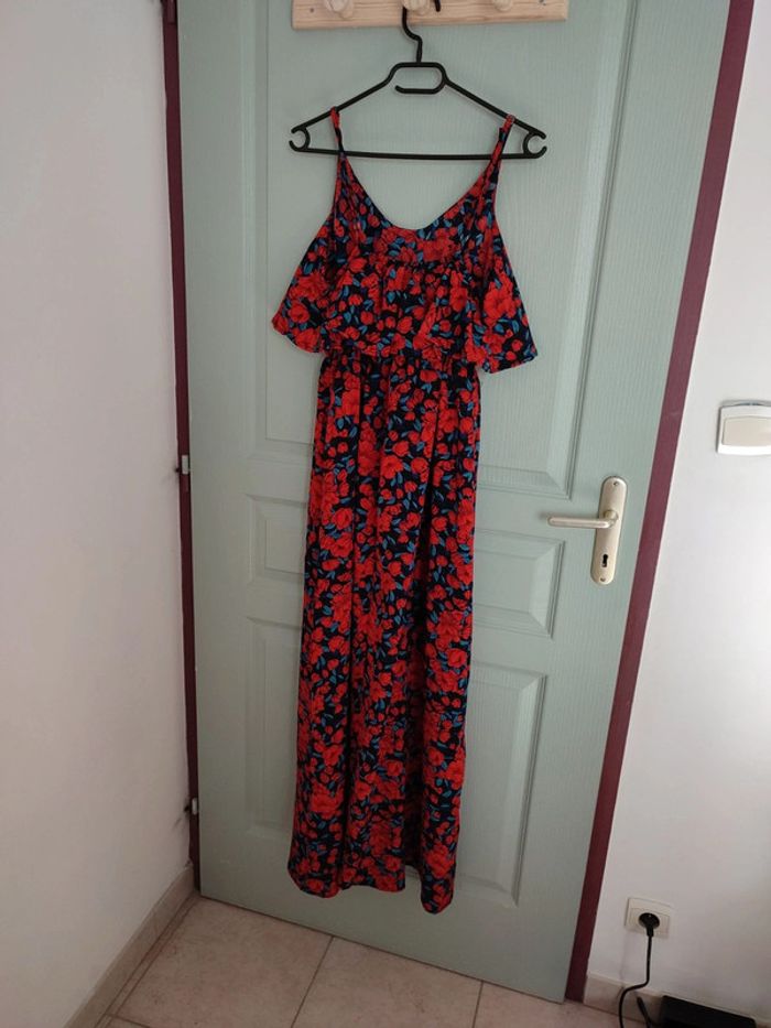 Robe d'été fleurie à volants - photo numéro 2