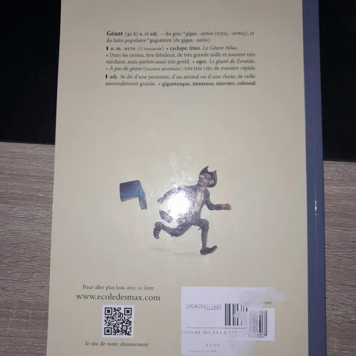 Grand album école des loisirs- le géant la fillette et le dictionnaire - photo numéro 5