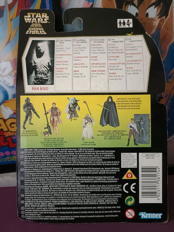 Kenner 1997 Star Wars Power of the Force: (Han Solo) with Green Backer (NIB) - photo numéro 2