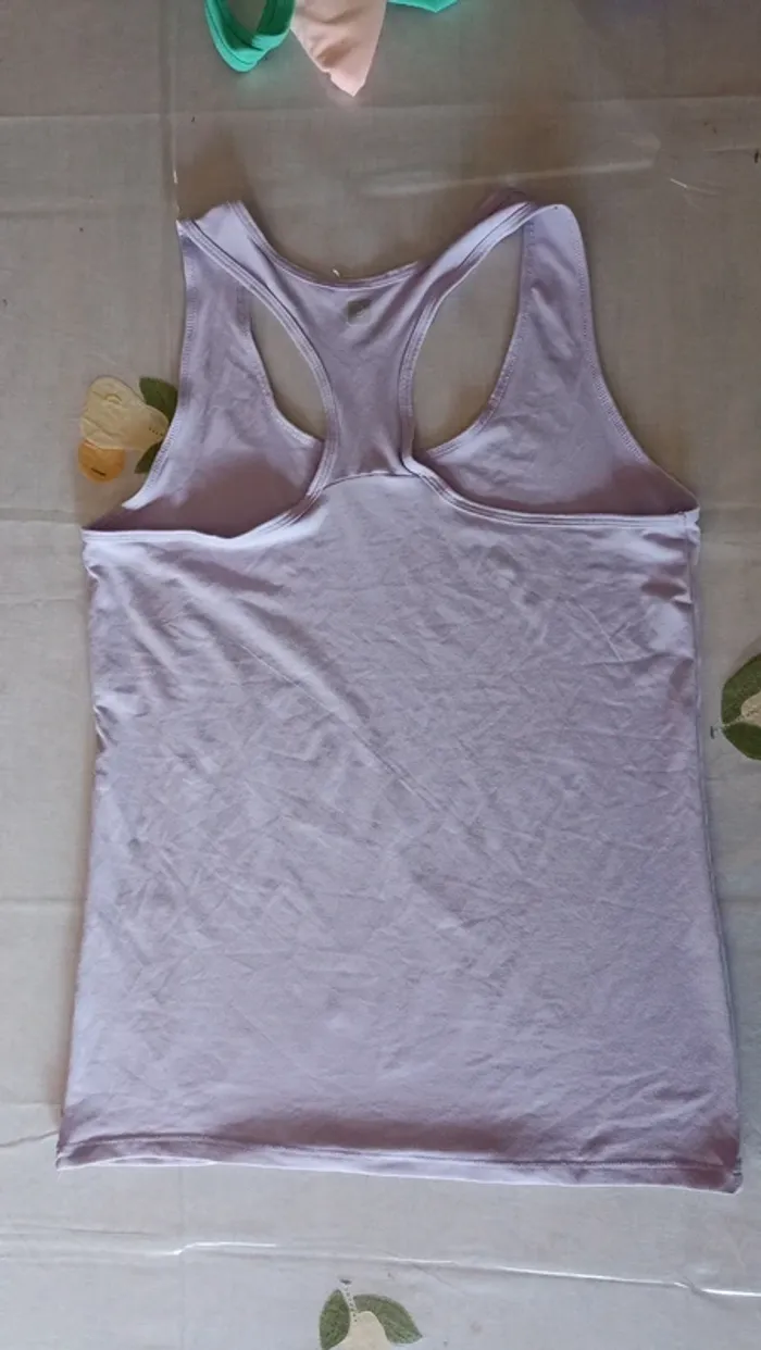 Débardeur sport Domyos violet - photo numéro 2