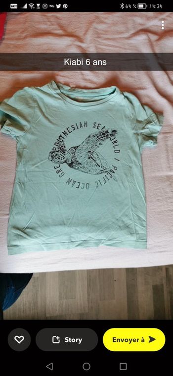 T-shirt tortue