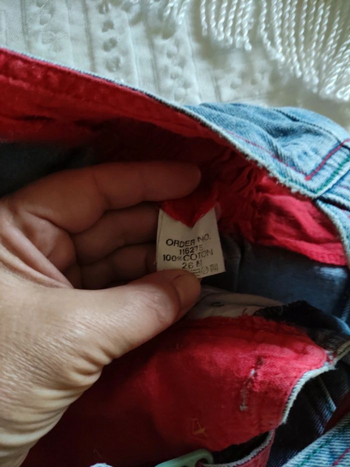 Combishort jean vintage 26;mois - photo numéro 3