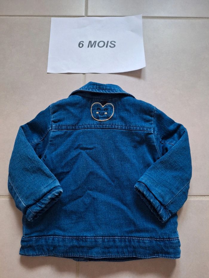 Veste en jeans orchestra neuve 6 mois - photo numéro 2