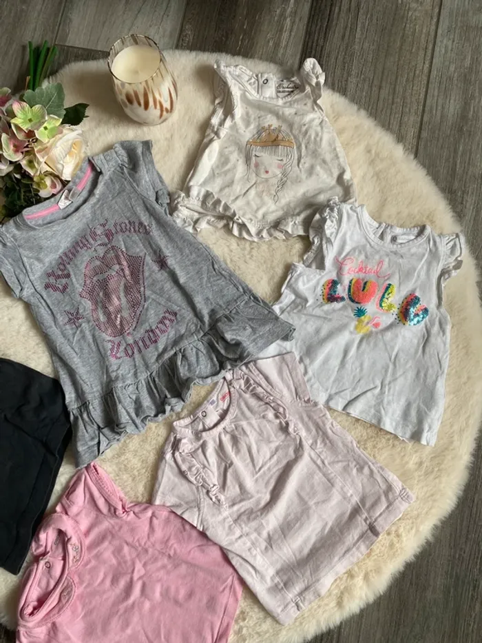 💜Lot vêtements été bébé fille 9 mois TBE (Orchestra, Kiabi)💜 - photo numéro 6