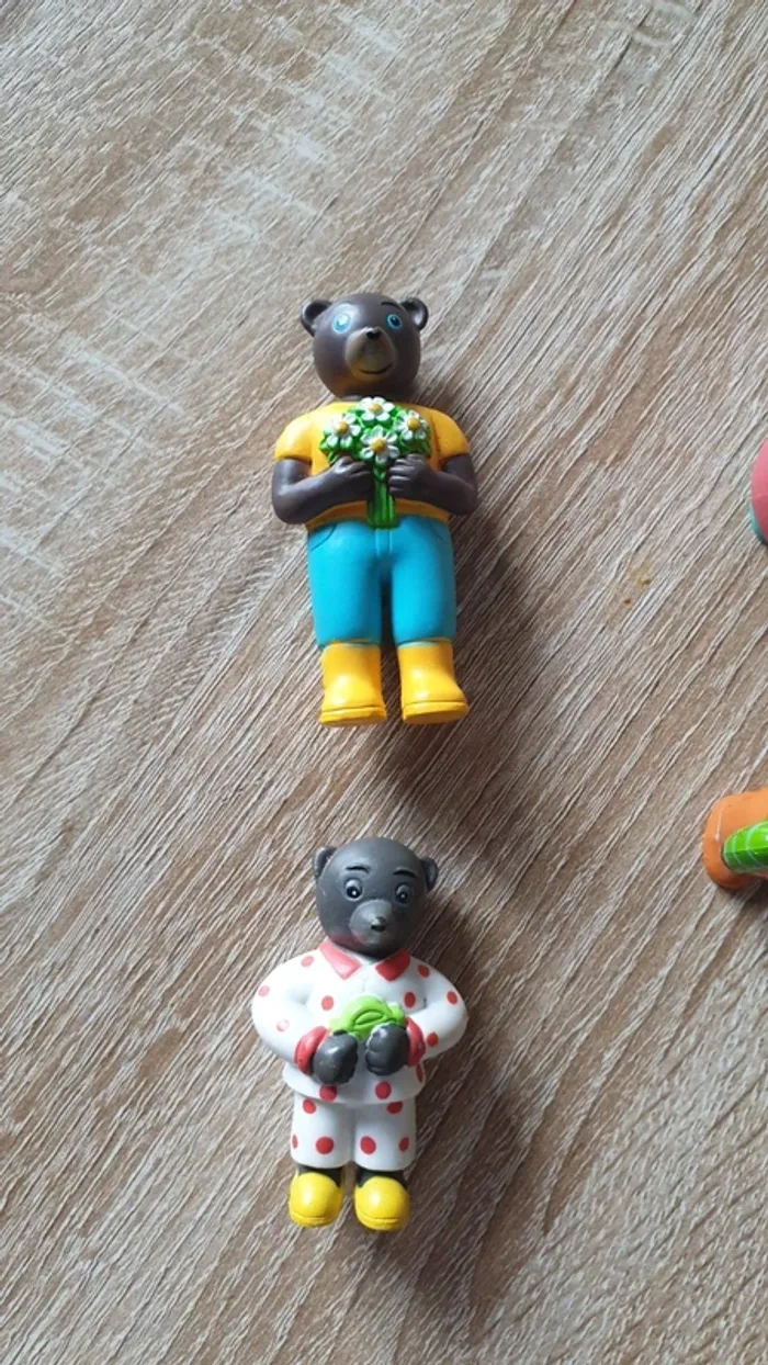 Lot figurines petit ours brun - photo numéro 2