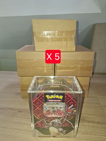 Lot de 5 acryliques pour pokebox Pokémon aimantée épaisse 8mm anti uv