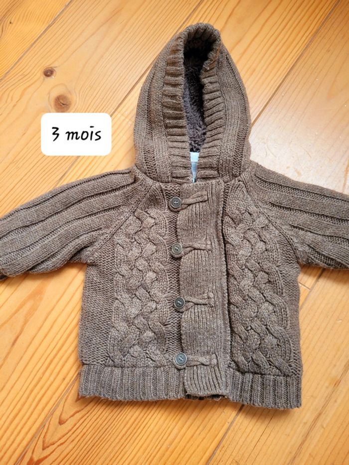 Gilet doublé polaire (3 mois)