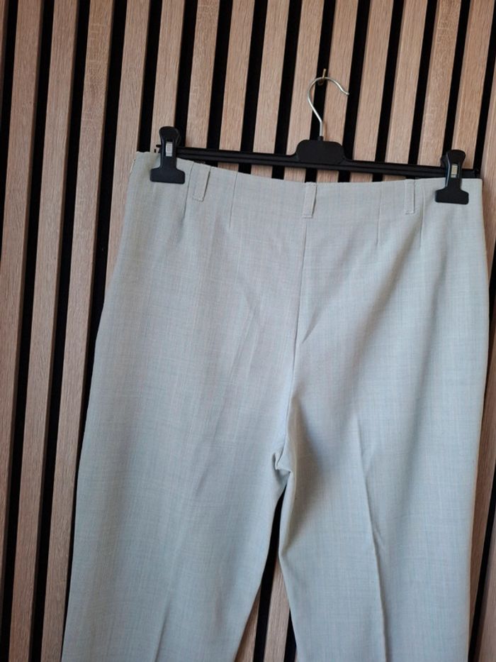 Pantalon beige coton lin Pantashop T 44 - photo numéro 11