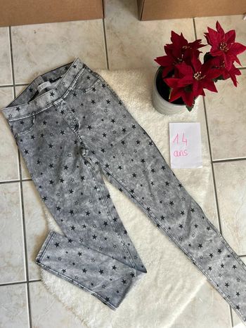 jegging gris ~ H&M ~ 14 ans