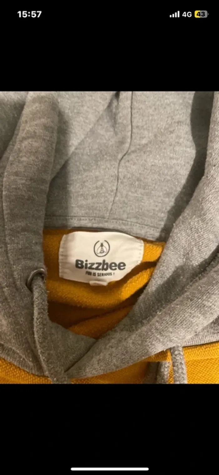 Sweat bicolore Bizzbee - photo numéro 2
