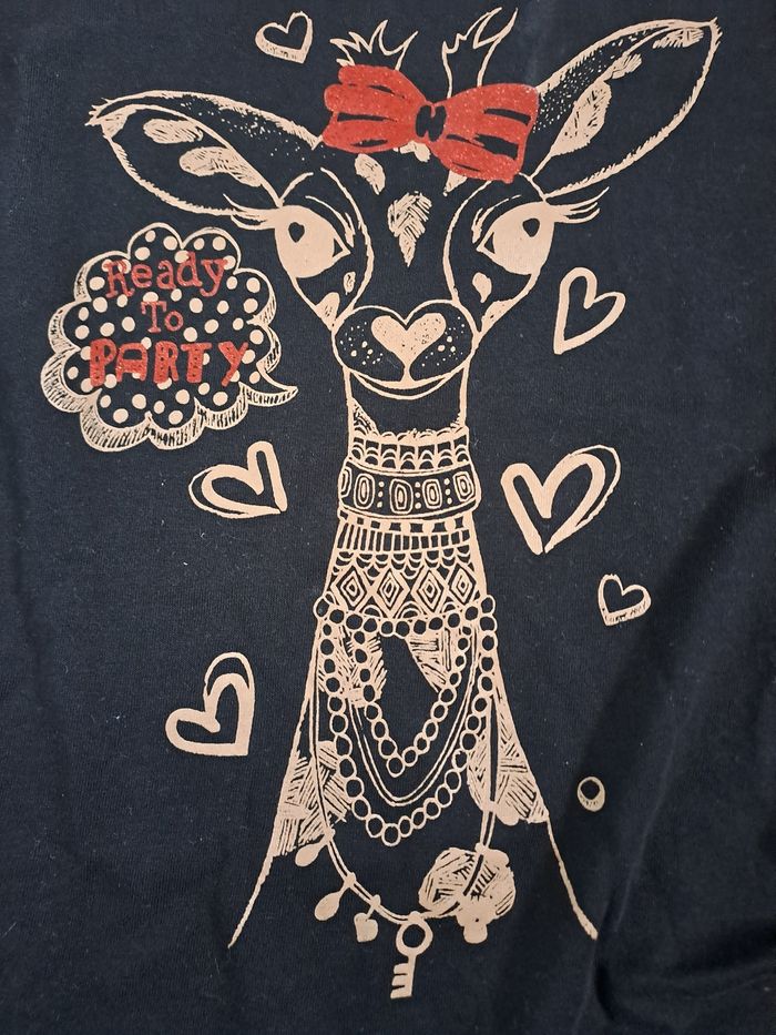 T-shirt noir - taille 10 ans - sans marque - photo numéro 3