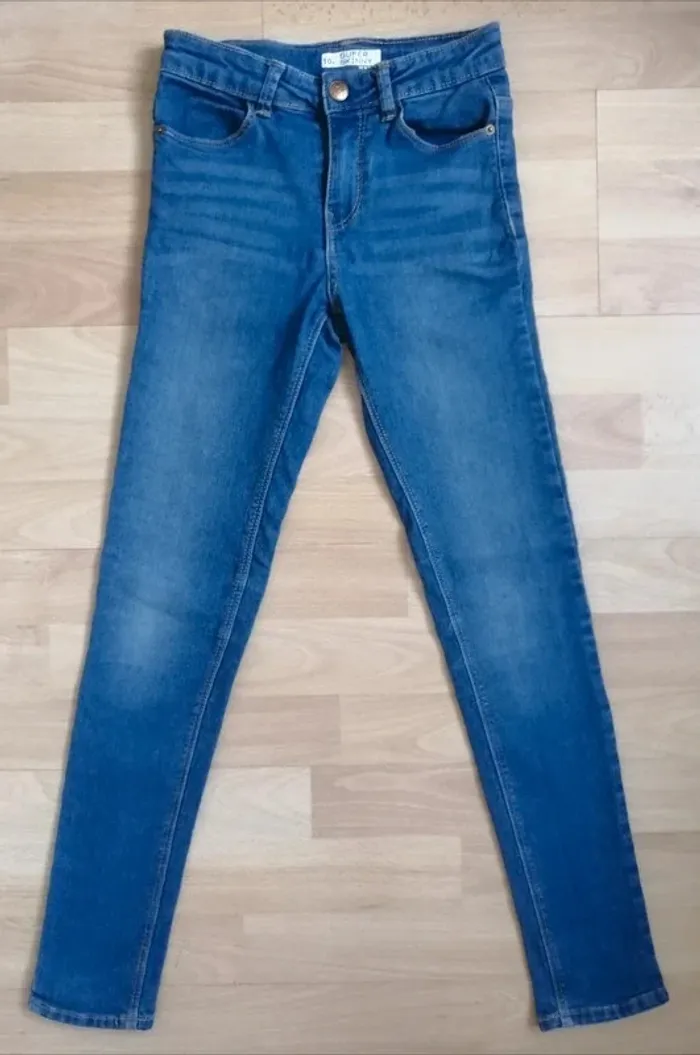 Lot de 2 jeans fille 10 ans Kiabi - photo numéro 2