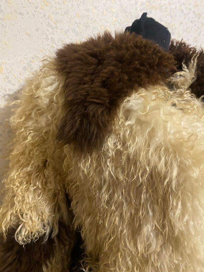 Veste vintage 70 afghan poil de mouton 34 - photo numéro 5