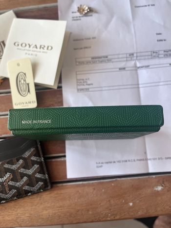 Porte carte goyard saint suplice noir