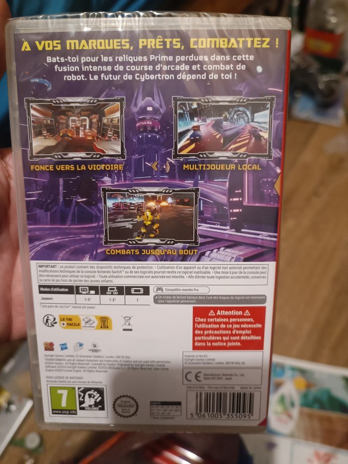 Jeu Nintendo switch transformers épreuve galactique épreuves galactiques AB prix ferme - photo numéro 2