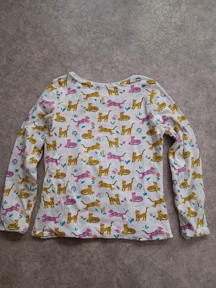 Tee-shirt dpam 6 ans réversible - photo numéro 3