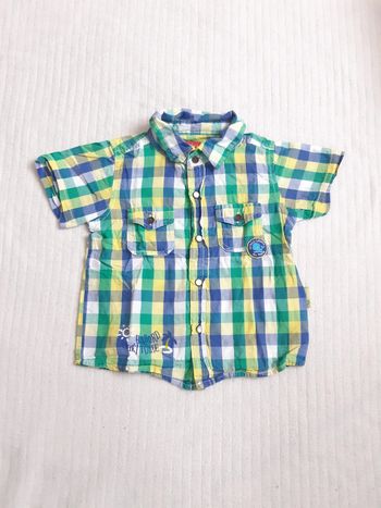 Chemise manches courtes Tissaia 18 mois