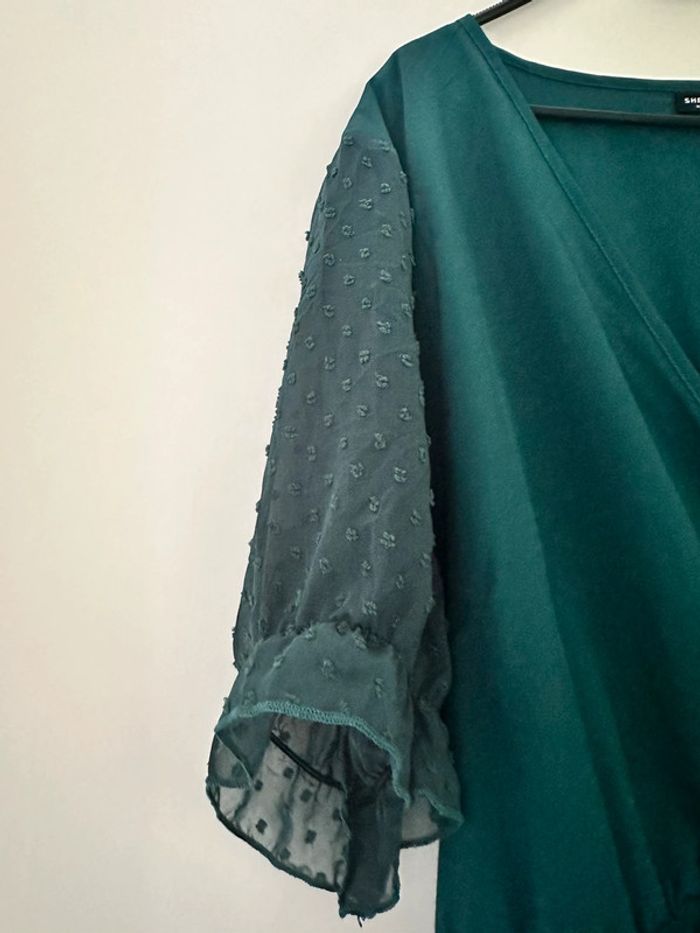 Robe SHEIN curve verte - photo numéro 4